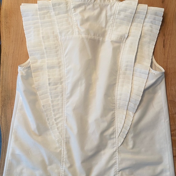 Maeve sleeveless ruffled blouse size L - Picture 10 of 15